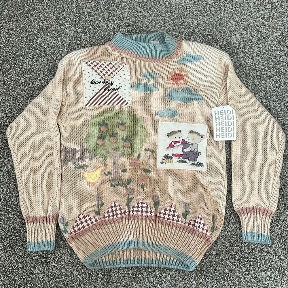 Vintage Heidi Cottagecore Sweater